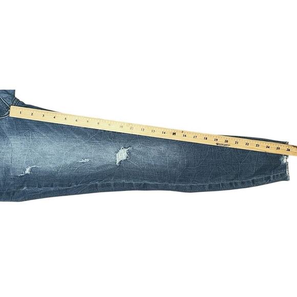 KanCan Distressed Button Fly High-Rise Skinny Jeans Size 5 26X26 - Picture 4 of 7